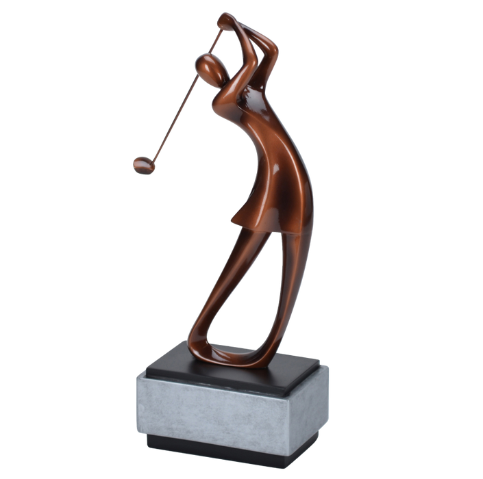 Modern Golf Trophy -Female