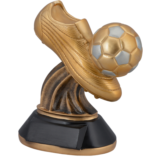 Golden Cleat Soccer Trophy Resin