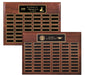 Solid Walnut Perpetual Horizontal Plaque