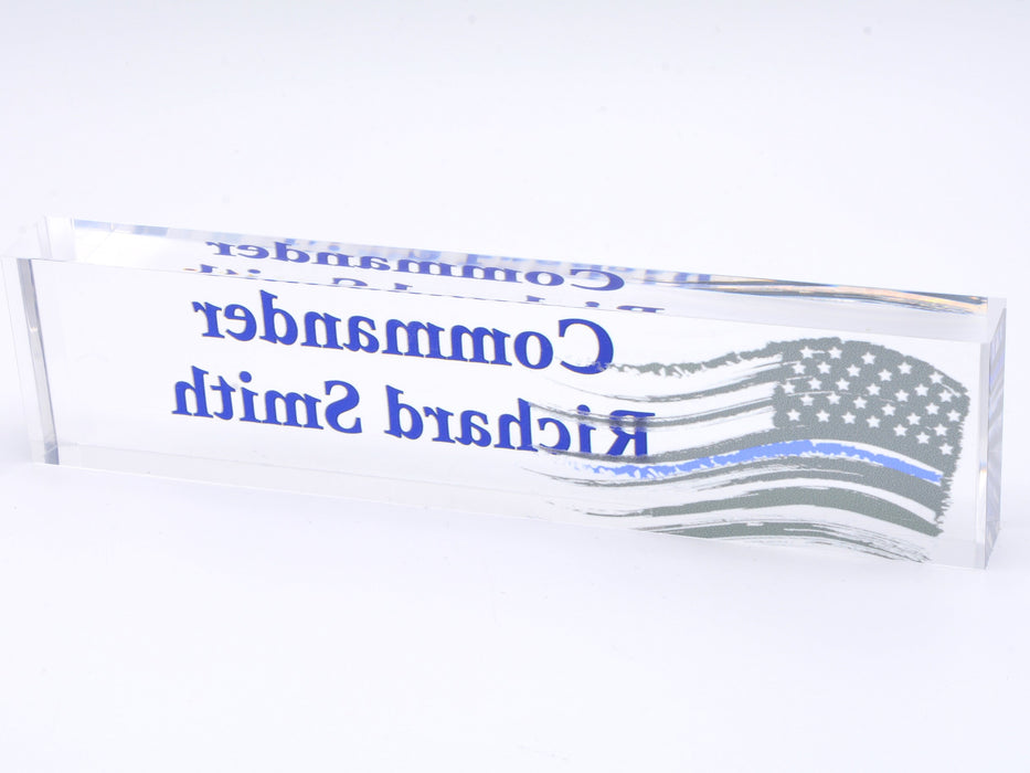Police Acrylic Namebar