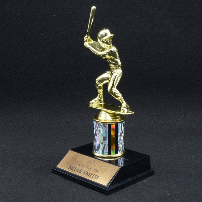 Girl Junior Baseball Trophy with 2" Column