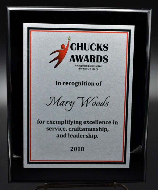 Shiny Silver Dynasub Plaque