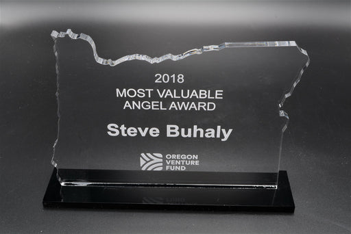 Oregon Shaped Acrylic Award