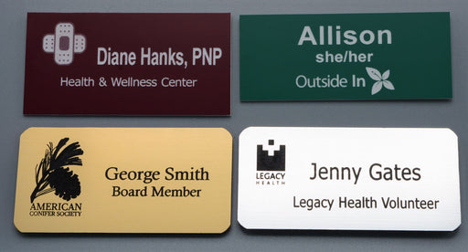 Laser Engraved Name Badges