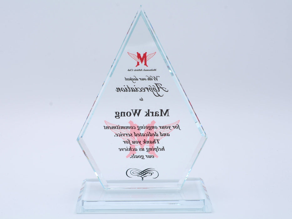 Diamond Crystal Award on Crystal Base