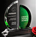 Greenley half-circle crystal award