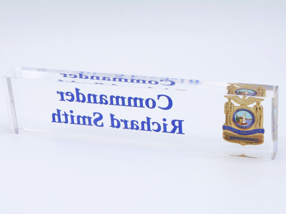 Police Acrylic Namebar