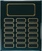 18 Plate Black Piano Finish Completed Perpetual Plaque