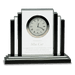 Crystal Clock with Black Crystal Trim