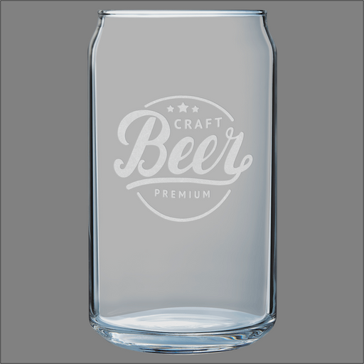 Can Glass 16 oz