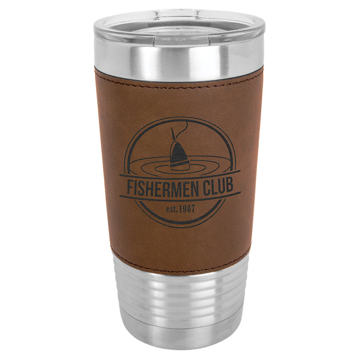 20 oz. Leatherette Polar Camel Tumbler Mug (8 Colors)