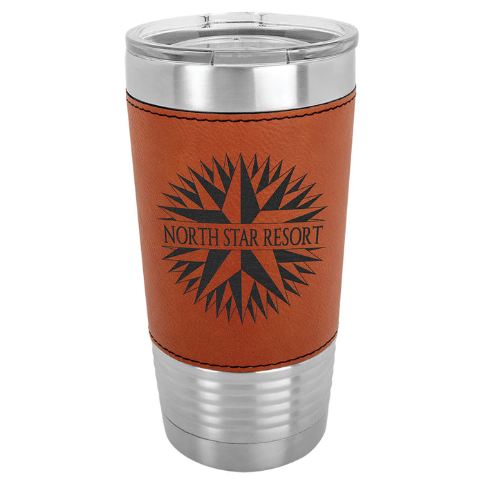 20 oz. Leatherette Polar Camel Tumbler Mug (8 Colors)