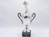 Silver Cup Trophy with lid and topper