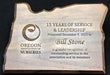 Oregon Shaped Plaque (2 Sizes)