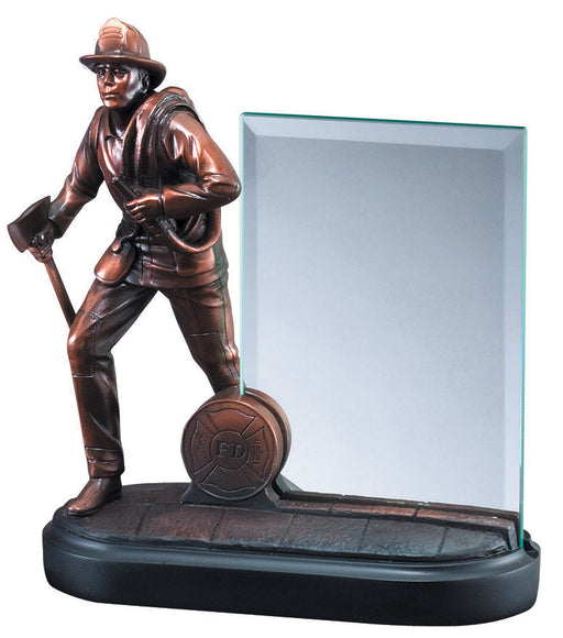 Firefighter Resin Hero Award