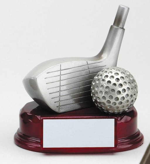 Golf Driver and Ball Trophy