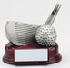 Golf Wedge and Ball Trophy