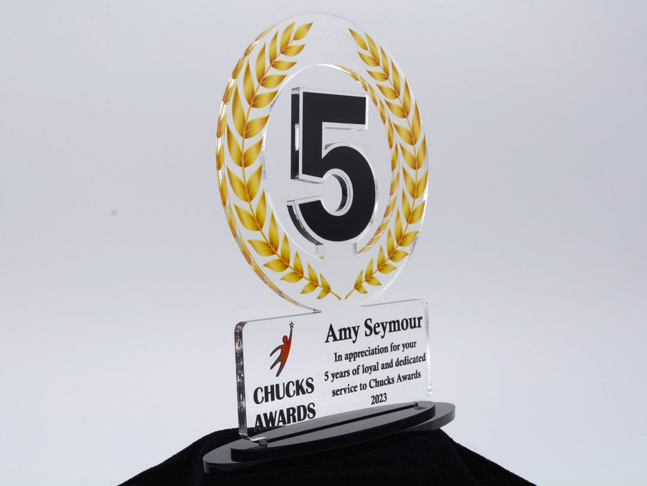 5 Year Anniversary Award