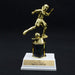 Girl Junior Soccer Trophy with 2" Column