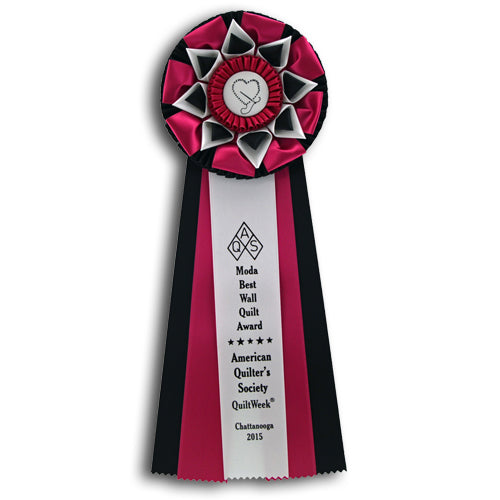 Custom Rosette Ribbon, Five Streamer