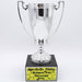 Full Metal Silver Z Cup on Genuine Marble Base