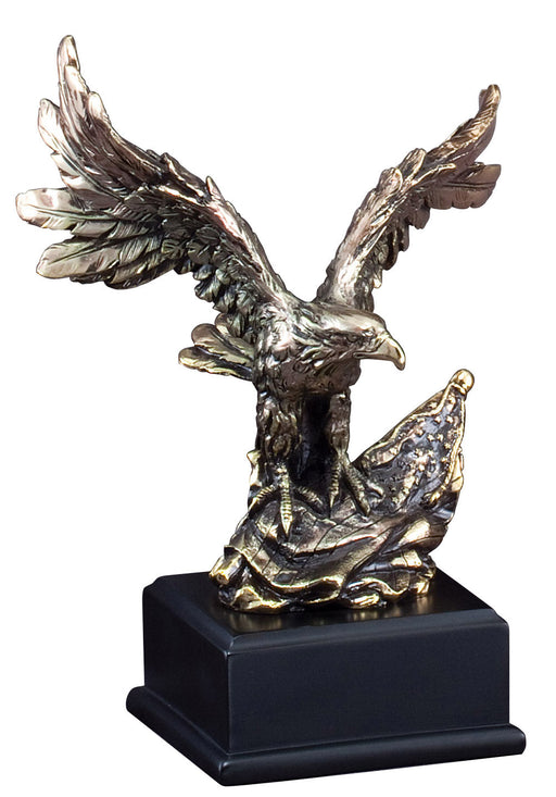 Eagle Resin Trophy on Black Base