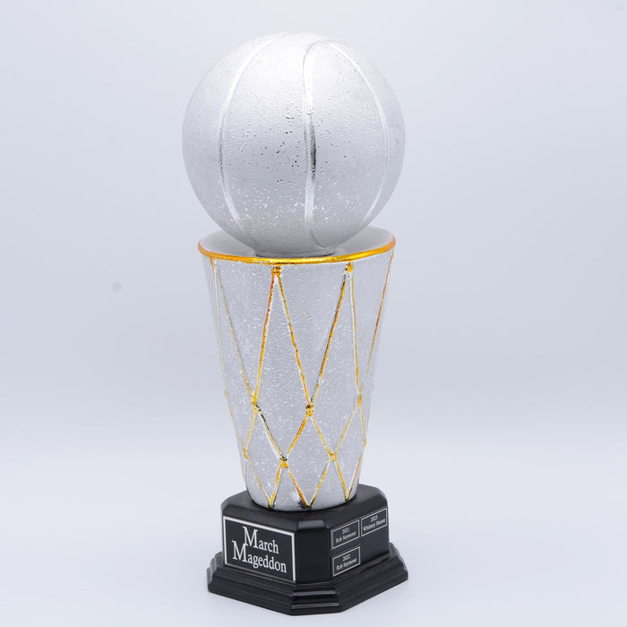 Basketball on Net Trophy