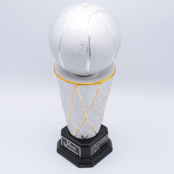 Basketball on Net Trophy