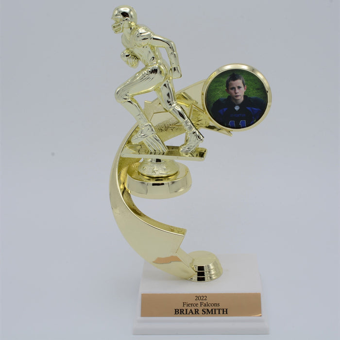 Junior Football Trophy with Picture 