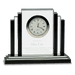 Crystal Clock with Black Crystal Trim