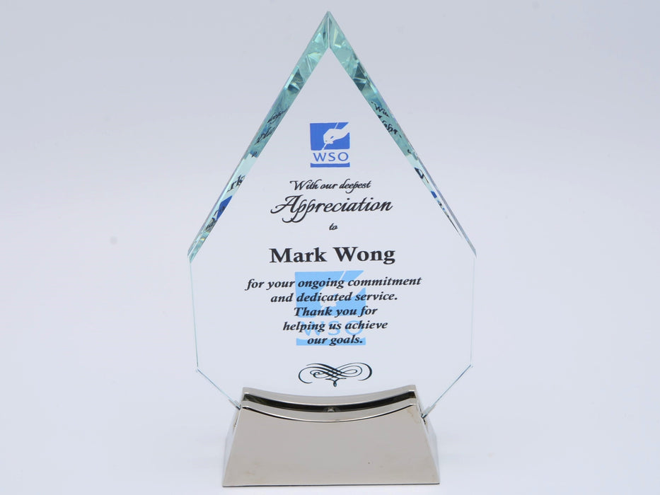 Diamond Glass Award in Full Metal Base