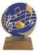 Music Colored Resin Trophy