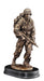 Military Standing Patrol Trophy with Rifle on Black Base