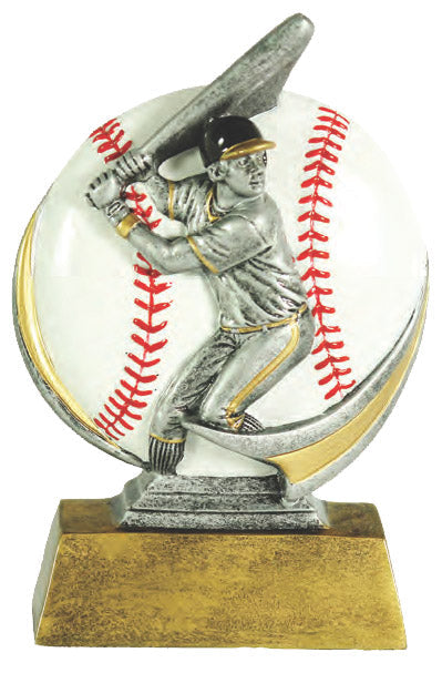 Baseball Colored Resin Trophy