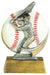 Baseball Colored Resin Trophy
