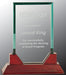 Jade Rectangle Prestige 1/2" Thick Glass Award