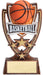 Four Star Basketball Colored Resin Trophy