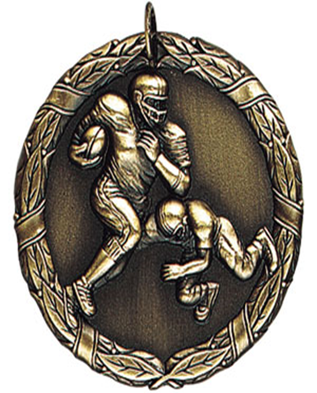 2-1/2" XRFootball  Medals
