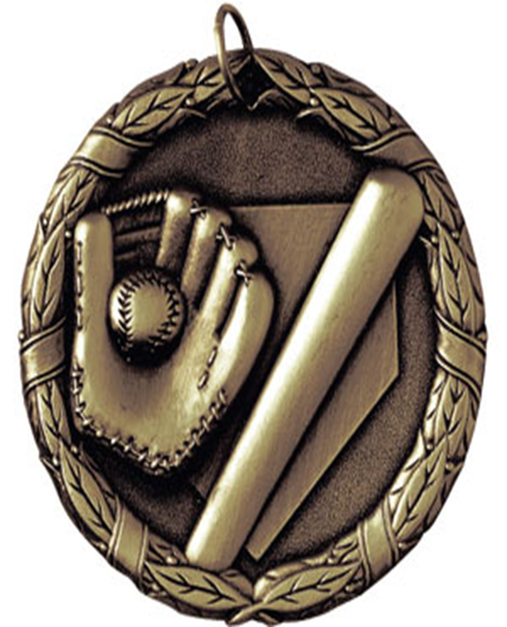 2-1/2" XR Baseball Medals